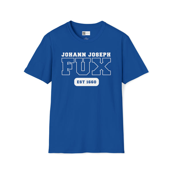 Johann Joseph Fux - US College Style Unisex Short Sleeve T-shirt
