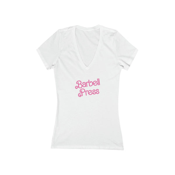 Barbell Press - Summer 2023 - Short Sleeve Deep V-Neck Tee