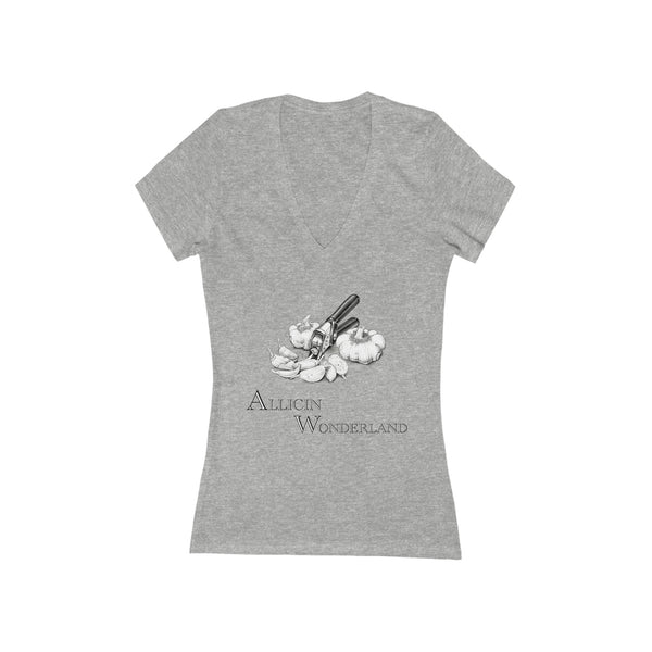 Allicin Wonderland - Short Sleeve Deep V-Neck Tee