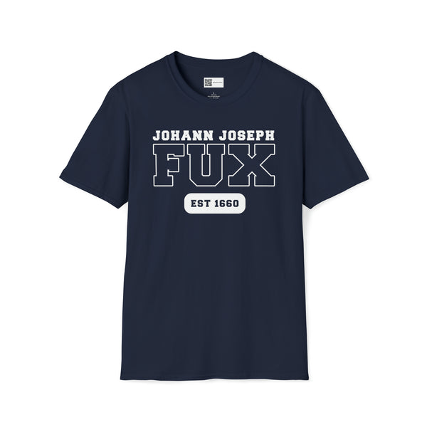 Johann Joseph Fux - US College Style Unisex Short Sleeve T-shirt