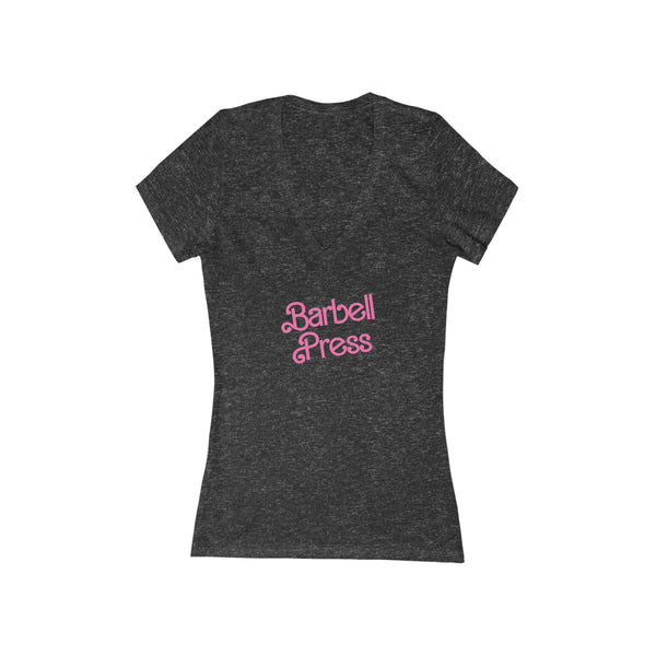 Barbell Press - Summer 2023 - Short Sleeve Deep V-Neck Tee