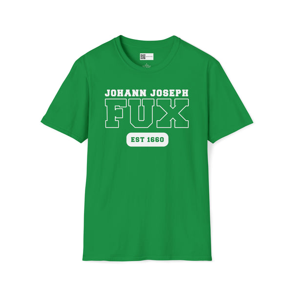 Johann Joseph Fux - US College Style Unisex Short Sleeve T-shirt