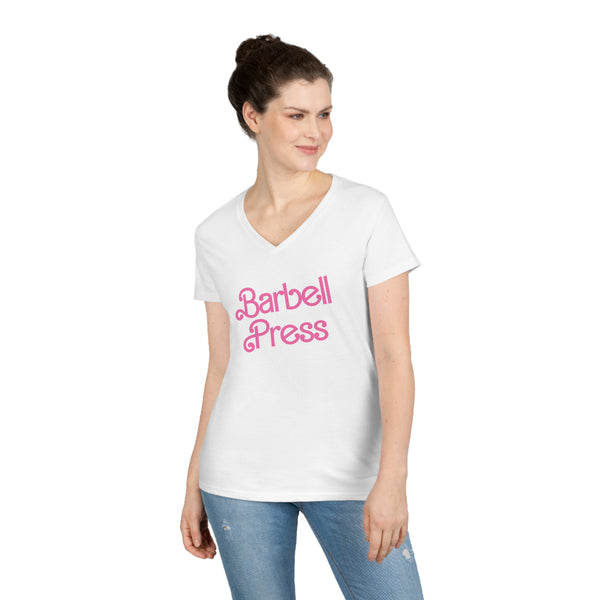 Barbell Press - Summer 2003 - Womens'' V-Neck T-Shirt