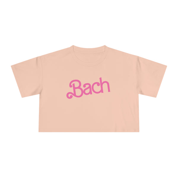 Bach - Summer 2023 - Plain Text Crop Tee