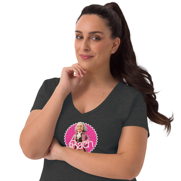 Bach Figurine - Summer 2023 - Women’s V-neck T-shirt