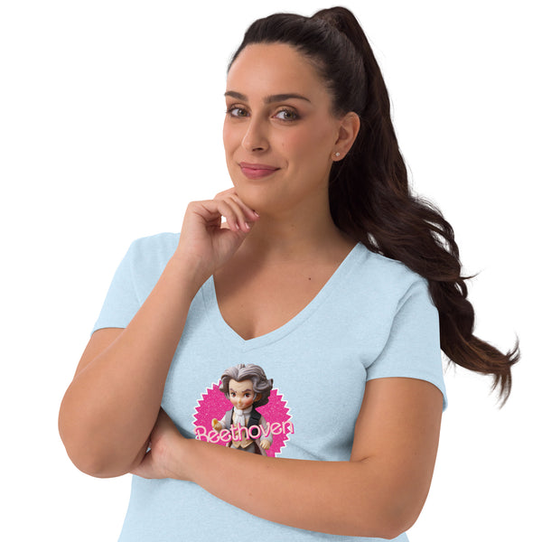 Beethoven Figurine - Summer 2023 - Women’s V-neck T-shirt