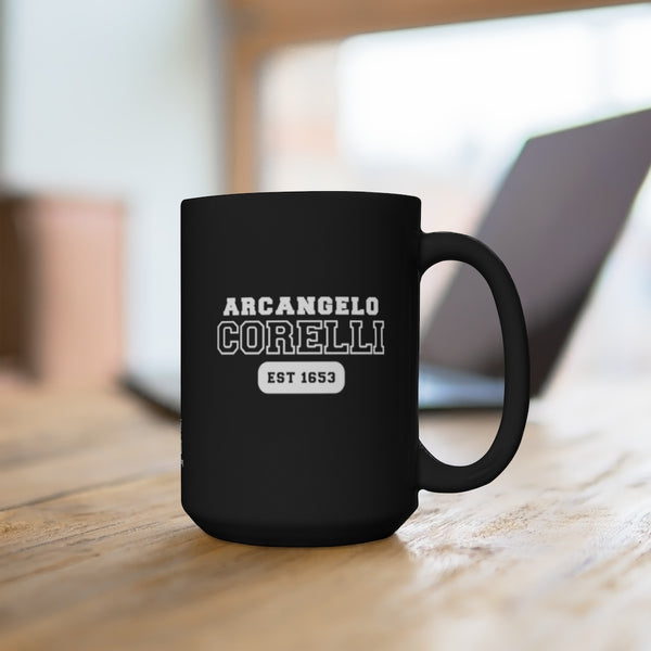 Arcangelo Corelli - US College Style 15oz Mug - Black