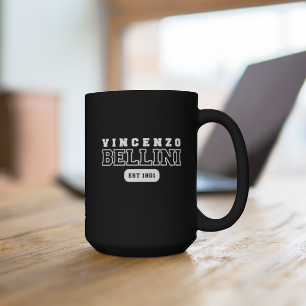 Vincenzo Bellini - US College Style 15oz Mug - Black