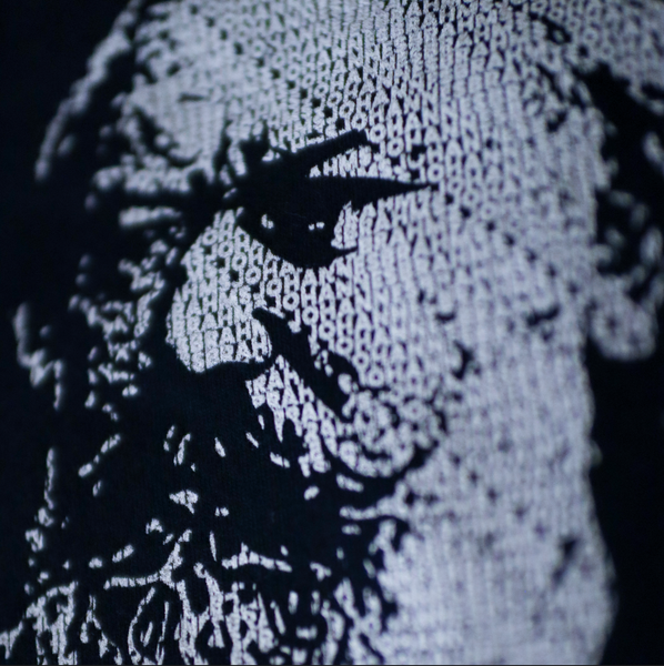 Johannes Brahms - Tiny Text Portrait - Sweatshirt