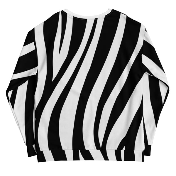 Zebra Print Sweatshirt