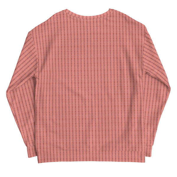 Sweata Weatha - Tiny Text Pattern Sweatshirt 1