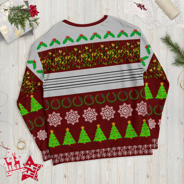 Mi-Sol-Do - Faux Ugly Christmas Sweater (Printed Sweatshirt)