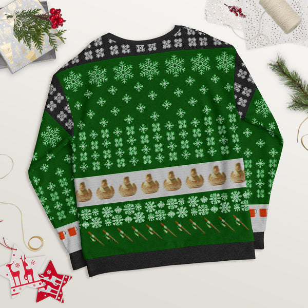 Make it Snow - Faux Ugly Christmas Sweater (Printed Sweatshirt)