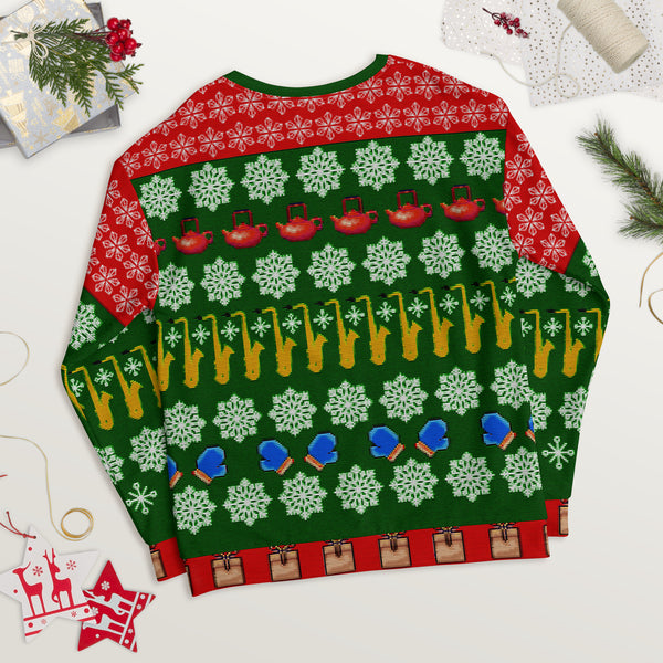 Coltrane - Faux Ugly Christmas Sweater (Printed Sweatshirt)