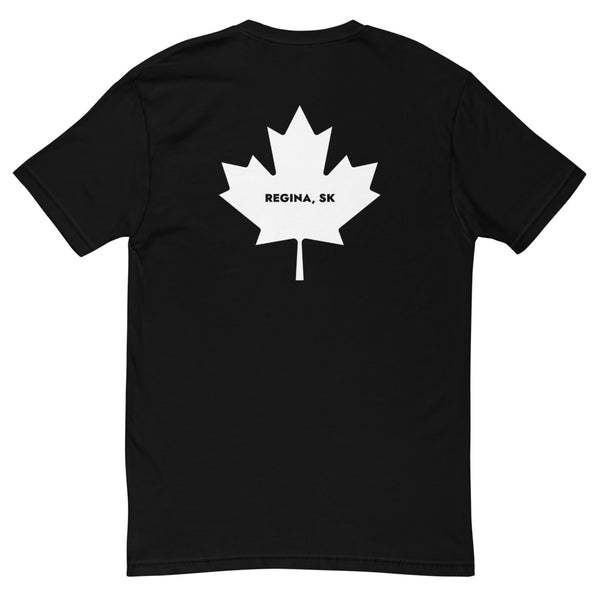 Re-jine-a (Maple Leaf Back) - Men's Short Sleeve T-shirt
