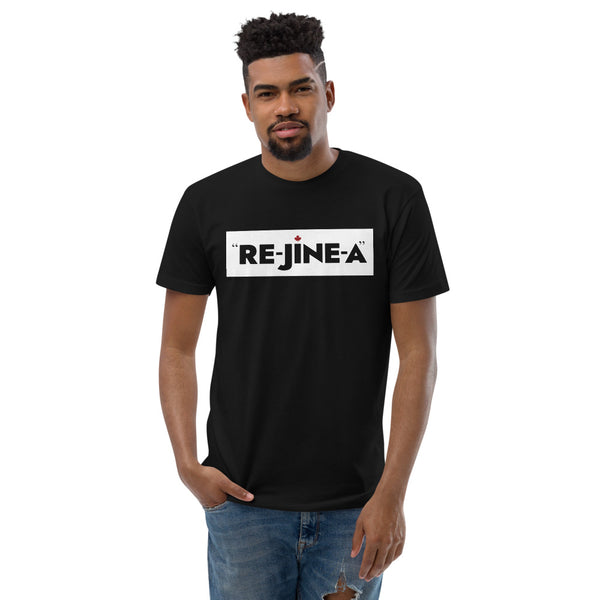 Re-jine-a (Maple Leaf Back) - Men's Short Sleeve T-shirt