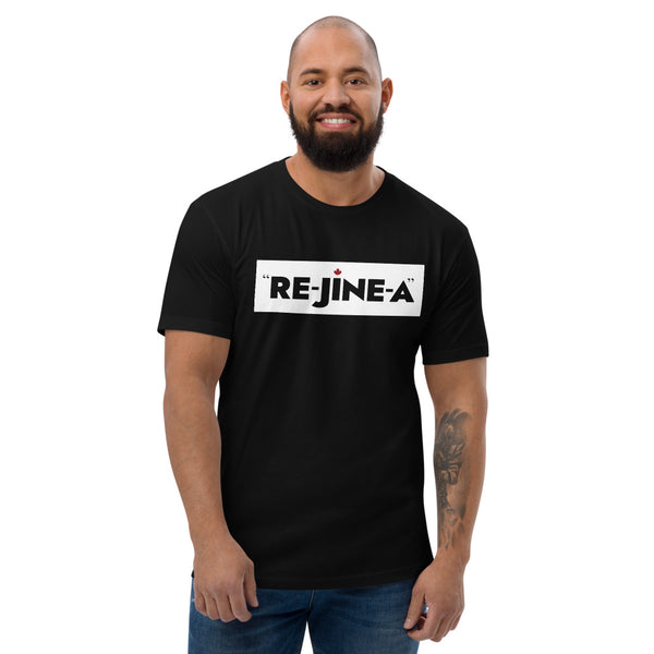 Re-jine-a (Maple Leaf Back) - Men's Short Sleeve T-shirt