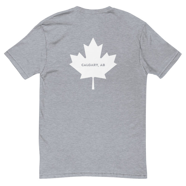 Calgree - Men's Short Sleeve T-shirt (Maple Leaf Back)