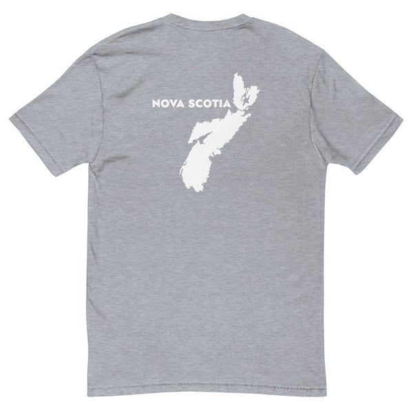 Nova Skosha (Map Back) - Men's Short Sleeve T-shirt