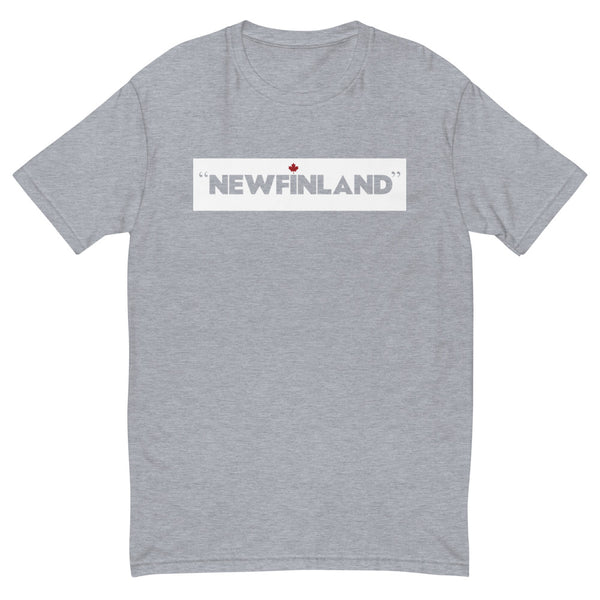 Newfinland - Men's Short Sleeve T-shirt (Maple Leaf Back)