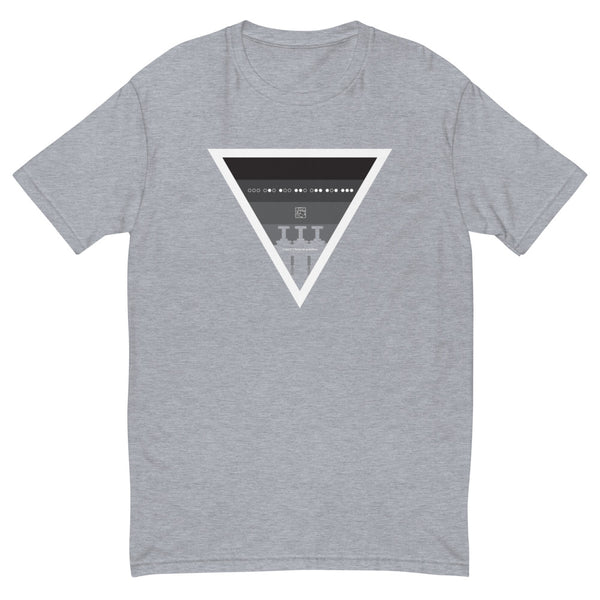 ICIH2P - Brass Valves - Grayscale Triangle - Men's Short Sleeve T-shirt