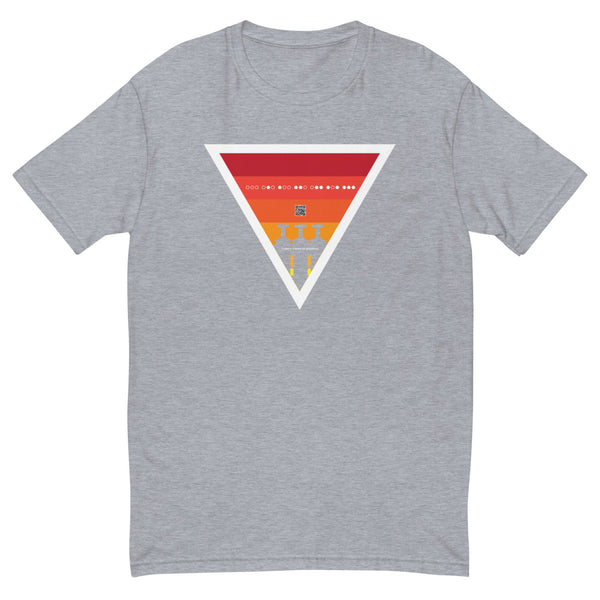 ICIH2P - Brass Valves - Warm Triangle - Men's Short Sleeve T-shirt