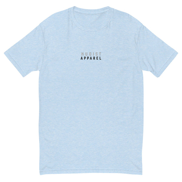 Nudist Apparel - Men's Embroidered Short Sleeve T-shirt
