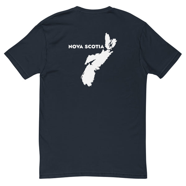 Nova Skosha (Map Back) - Men's Short Sleeve T-shirt