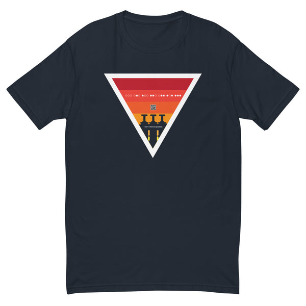 ICIH2P - Brass Valves - Warm Triangle - Men's Short Sleeve T-shirt