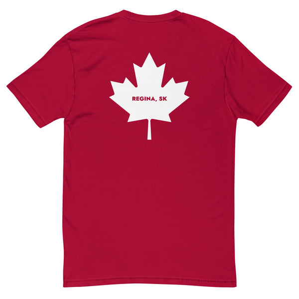 Re-jine-a (Maple Leaf Back) - Men's Short Sleeve T-shirt