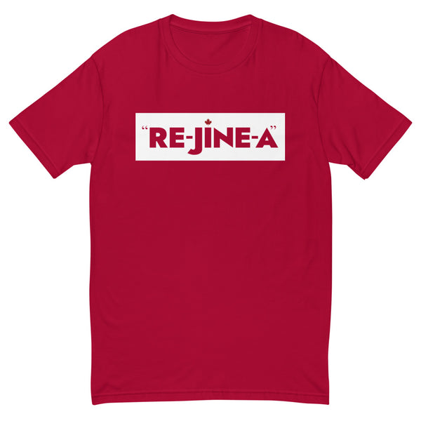 Re-jine-a (Maple Leaf Back) - Men's Short Sleeve T-shirt