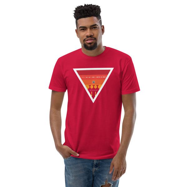 ICIH2P - Brass Valves - Warm Triangle - Men's Short Sleeve T-shirt