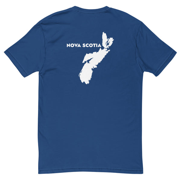 Nova Skosha (Map Back) - Men's Short Sleeve T-shirt
