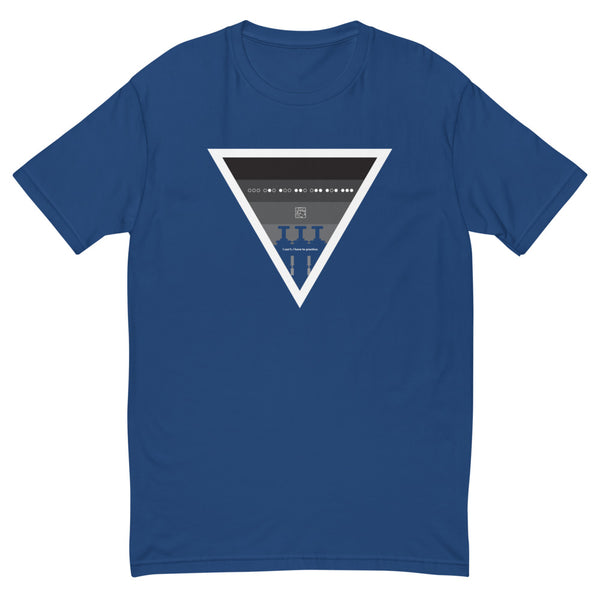 ICIH2P - Brass Valves - Grayscale Triangle - Men's Short Sleeve T-shirt