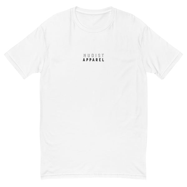 Nudist Apparel - Men's Embroidered Short Sleeve T-shirt