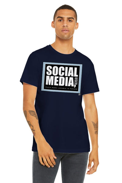 Social Media User - Premium Unisex Crewneck T-shirt