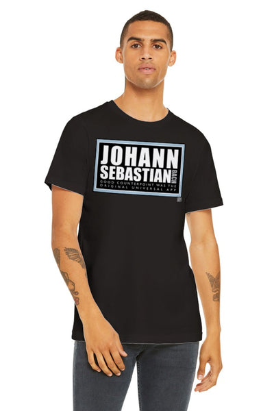 J.S. Bach: Good countpoint was the original universal app - Premium Unisex Crewneck T-shirt