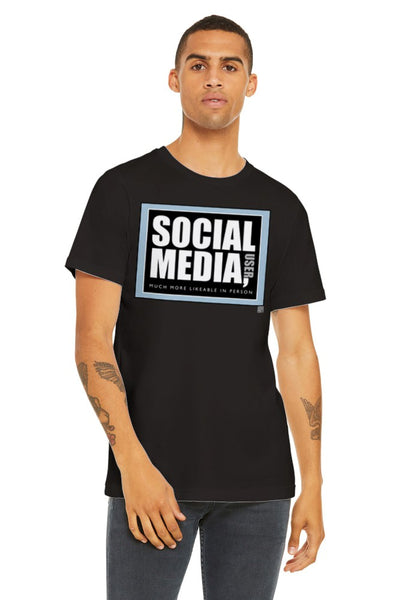 Social Media User - Premium Unisex Crewneck T-shirt