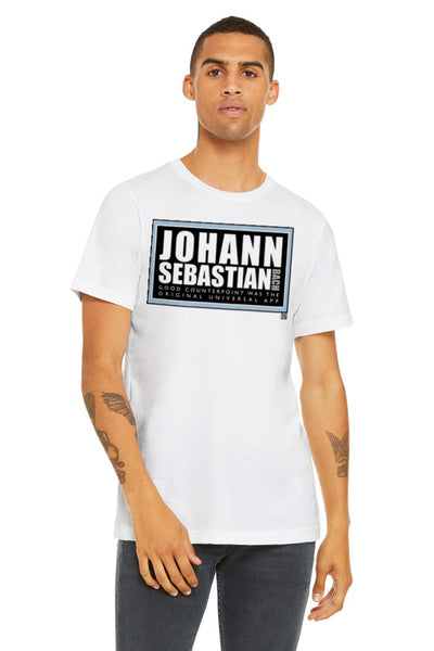 J.S. Bach: Good countpoint was the original universal app - Premium Unisex Crewneck T-shirt