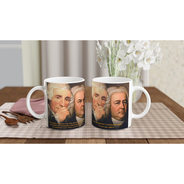 I love bar talk! - White 11oz Ceramic Mug