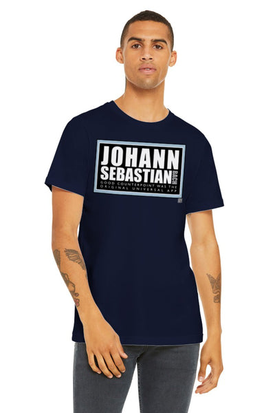 J.S. Bach: Good countpoint was the original universal app - Premium Unisex Crewneck T-shirt