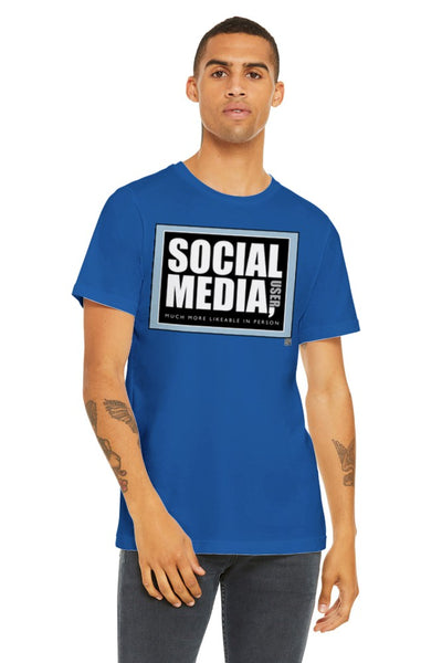 Social Media User - Premium Unisex Crewneck T-shirt