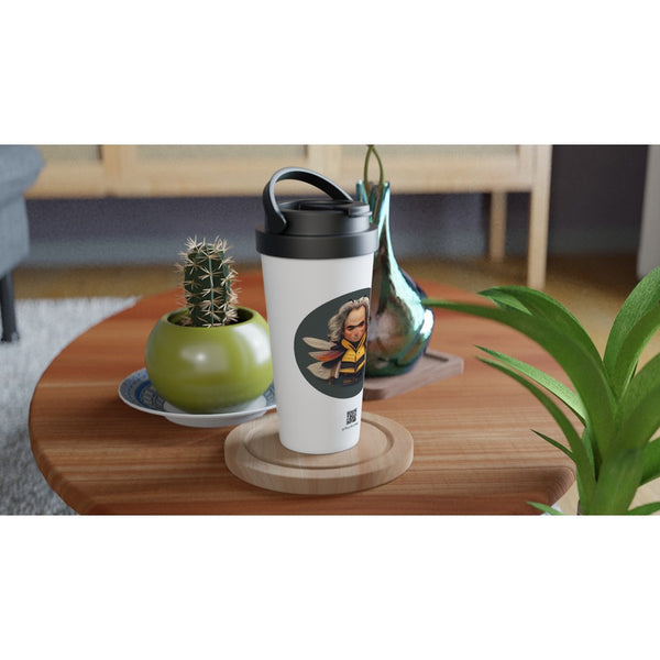 Bee-Thoven 15oz Stainless Steel Travel Mug