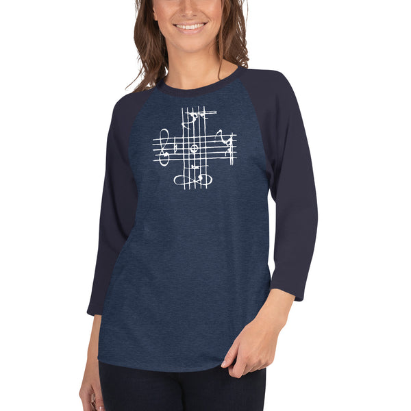 J.S. Bach Signature - 3/4 sleeve T-Shirt