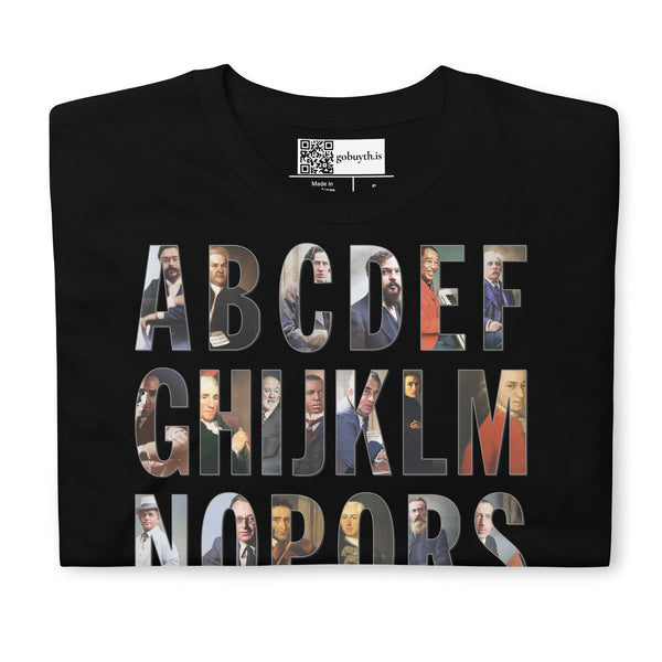 Composer Alphabet Short Sleeve T-Shirt