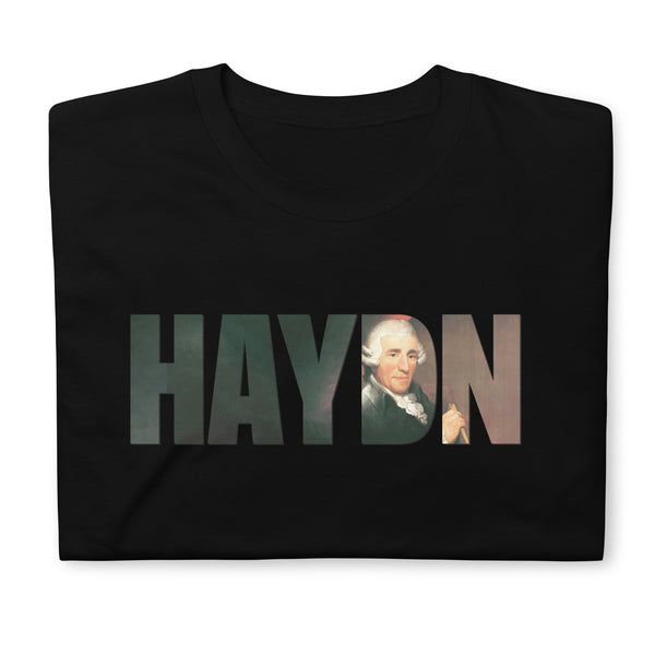 Haydn - Large Text Cutout Portrait - Short-Sleeve T-Shirt