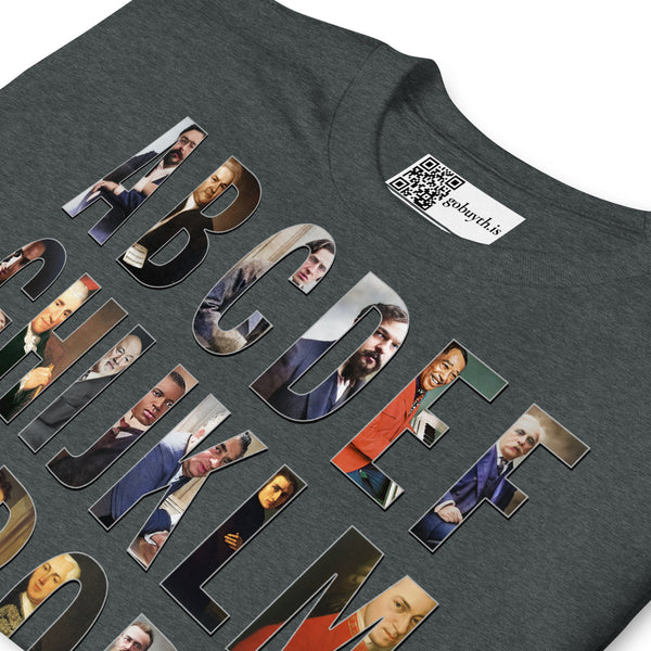 Composer Alphabet Short Sleeve T-Shirt