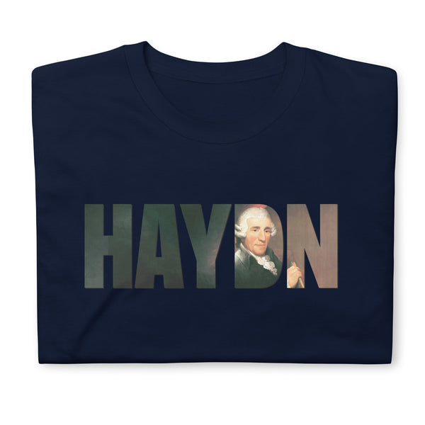 Haydn - Large Text Cutout Portrait - Short-Sleeve T-Shirt