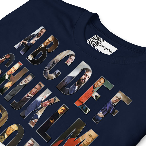 Composer Alphabet Short Sleeve T-Shirt