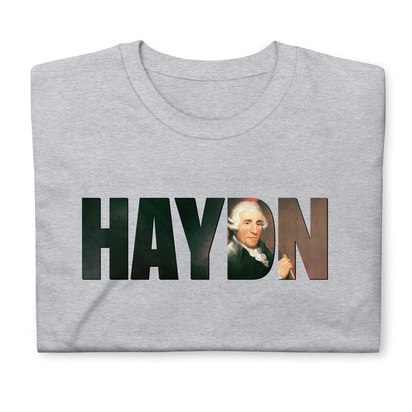 Haydn - Large Text Cutout Portrait - Short-Sleeve T-Shirt
